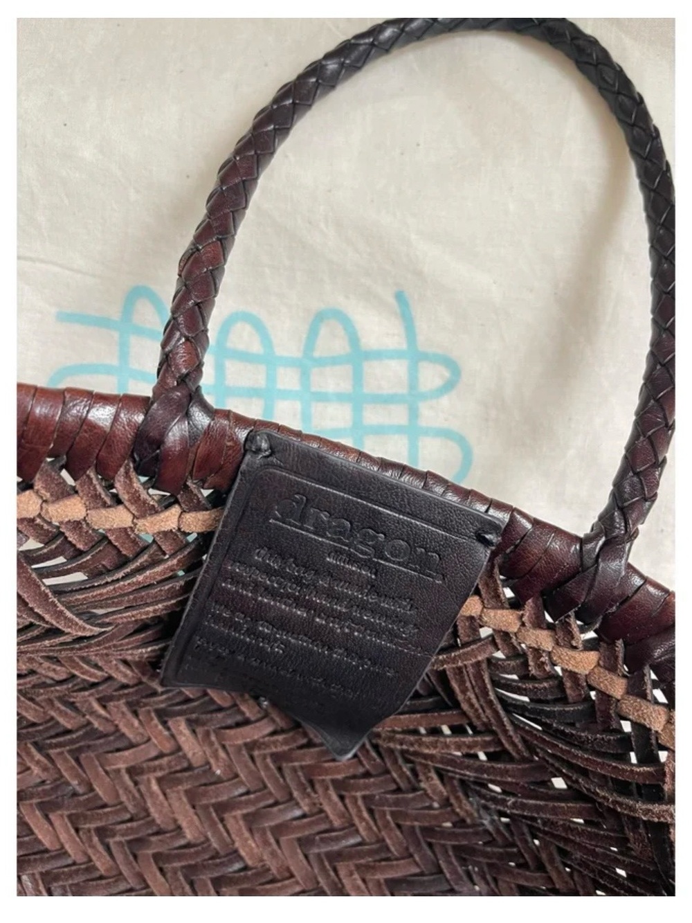 DRAGON DIFFUSION                                small Triple Jump tote bag - Picture 4 of 6
